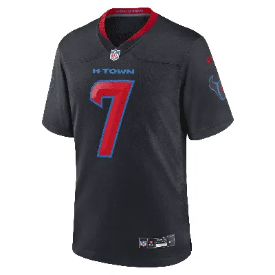 Nike C.j. Stroud Houston Texans  Men's Nfl Game Football Jersey In Navy