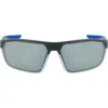 Nike Clash 70mm Sport Sunglasses In Gray