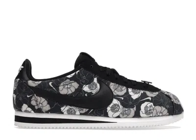 Pre-owned Nike Classic Cortez Lx Floral Pack (women's) Sneakers In Black/white