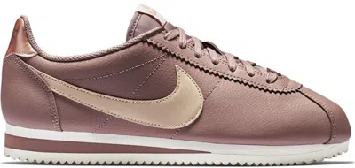 Pre-owned Nike Classic Cortez (women's) Sneakers In Smokey Mauve/metallic Red Bronze/phantom
