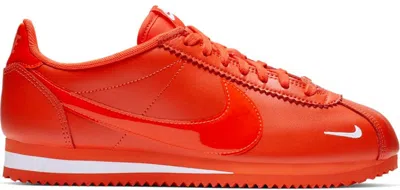 Pre-owned Nike Classic Cortez (women's) Sneakers In Team Orange/white