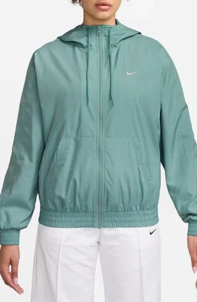 Nike Classic Hooded Zip Jacket In Green