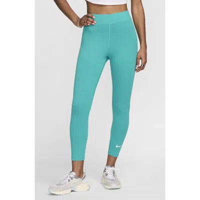 Nike Classic Lifestyle 7/8 Leggings In Dusty Cactus/sail