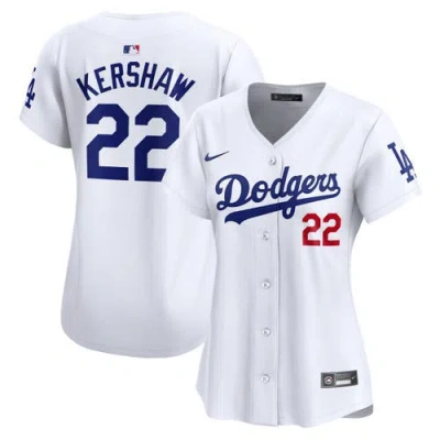 Nike Clayton Kershaw White Los Angeles Dodgers Home Limited Player Jersey