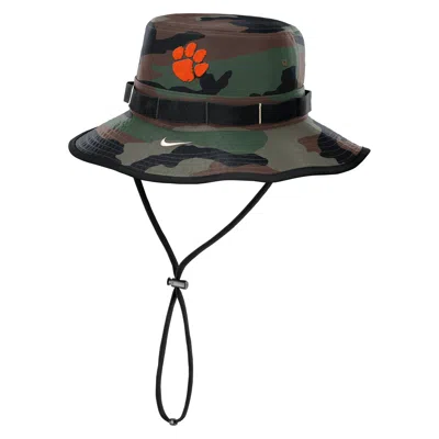 Nike Clemson 2025 Military Appreciation Boonie  Men's Dri-fit College Bucket Hat In Green