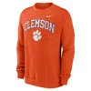 Nike Clemson Arch  Men's College Pullover Crew In Orange