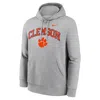 Nike Clemson Arch  Men's College Pullover Hoodie In Gray