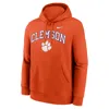 Nike Clemson Arch  Men's College Pullover Hoodie In Orange