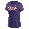 Nike Clemson Athletic Prep Arch Local Script  Women's College T-shirt