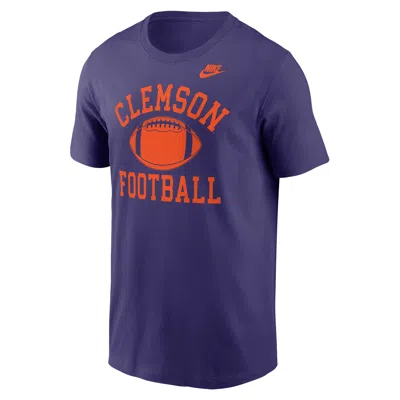 Nike Clemson Legacy Football Icon  Men's College T-shirt In Purple