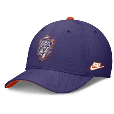 Nike Clemson Legacy Rise  Men's Dri-fit College Hat In Purple