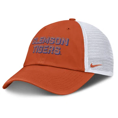 Nike Clemson On-field Club Gameday  Men's College Trucker Adjustable Hat In Orange