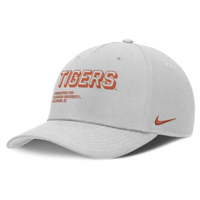 Nike Clemson On-field Primetime Rise  Men's College Adjustable Hat In Gray