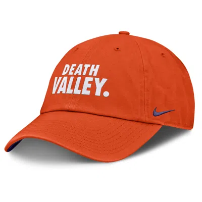 Nike Clemson Primetime Chant Club  Unisex College Adjustable Hat In Orange