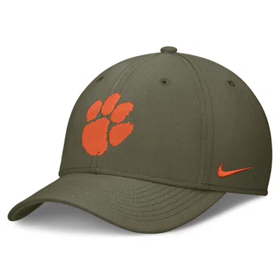 Nike Clemson Primetime  Men's Dri-fit College Hat In Green