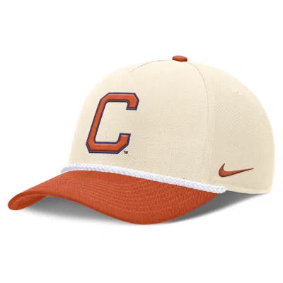 Nike Clemson Primetime Rope 2-tone Rise  Unisex College Adjustable Hat In Neutral