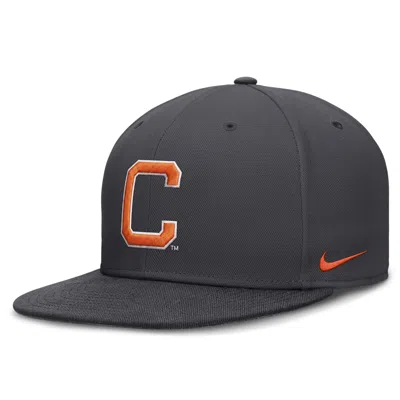 Nike Clemson Pro  Men's Dri-fit College Fitted Hat In Grey