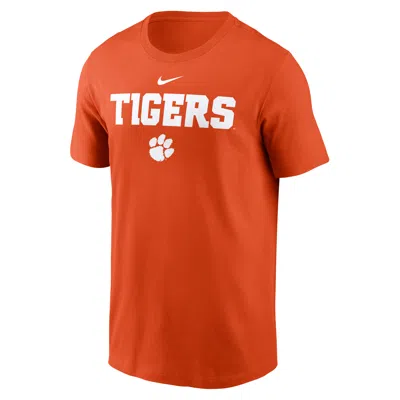 Nike Orange Clemson Tigers 2025 Sideline Mantra Performance T-shirt