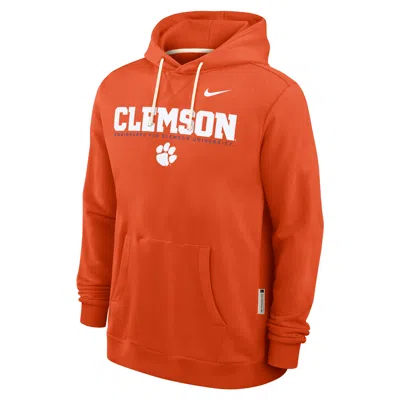 Nike Orange Clemson Tigers 2025 Sideline Standard Issue Dri-fit Hoodie