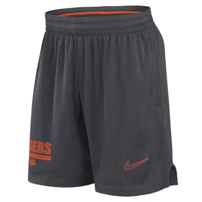 Nike Clemson Sideline  Men's Dri-fit College Shorts In Gray