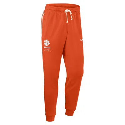 Nike Clemson Sideline Standard Issue  Men's Dri-fit College Taper Pants In Orange