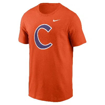 Nike Clemson Tigers Baseball Logo  Men's College T-shirt In Orange