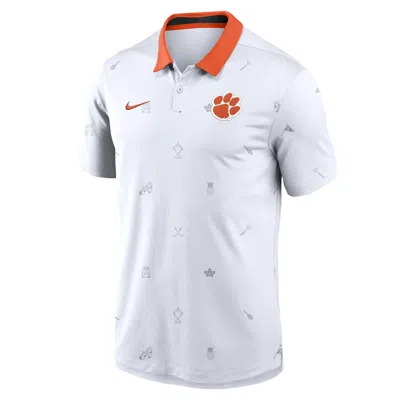 Nike Clemson Vapor Pattern  Men's Dri-fit College Polo In Multi