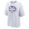 Nike Clemson  Women's College Boxy T-shirt In White