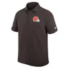 Nike Cleveland Browns City Pride Sideline  Men's Dri-fit Nfl Polo In Brown