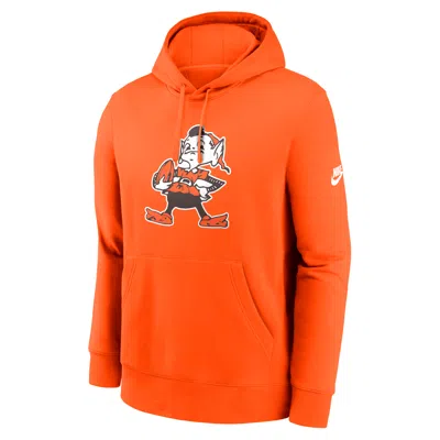 Nike Cleveland Browns Club Logo  Men's Nfl Pullover Hoodie In Multi