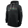 Nike Cleveland Browns Crucial Catch Sideline  Men's Dri-fit Nfl Pullover Hoodie In Black