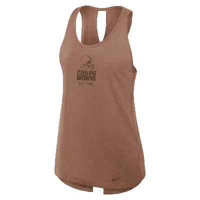 Nike Cleveland Browns Established  Women's Dri-fit Nfl Tank Top