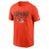 Nike Cleveland Browns Helmet Essential  Men's Nfl T-shirt In Red