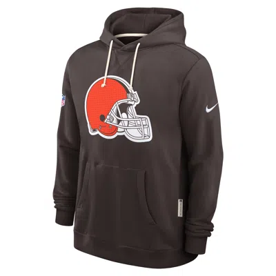 Nike Cleveland Browns Initial Home Sideline  Men's Dri-fit Nfl Pullover Hoodie