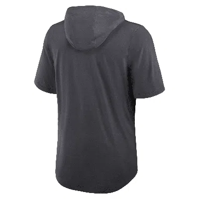 Nike Cleveland Browns  Men's Dri-fit Nfl Hooded T-shirt In Grey
