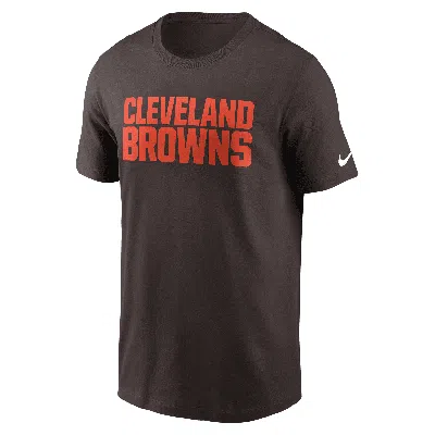 Nike Cleveland Browns Primetime Wordmark Essential  Men's Nfl T-shirt