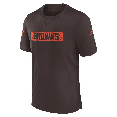 Nike Cleveland Browns Sideline Player  Men's Dri-fit Nfl T-shirt
