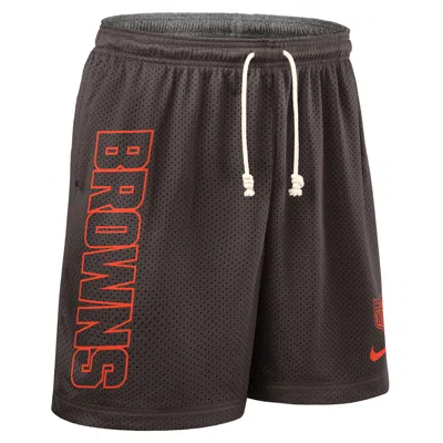 Nike Cleveland Browns Sideline Reversible Menâs  Men's Dri-fit Nfl Shorts