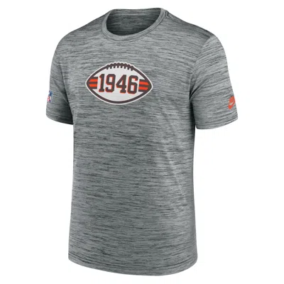 Nike Cleveland Browns Sideline Velocity  Men's Dri-fit Nfl T-shirt In Grey