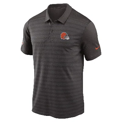 Nike Cleveland Browns Sideline Victory  Men's Dri-fit Nfl Polo
