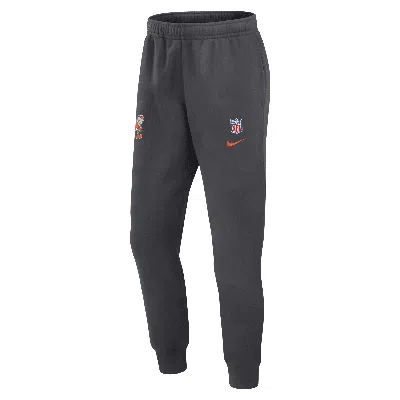 Nike Men's Anthracite Cleveland Browns 2024 Sideline Club Pants In Grey