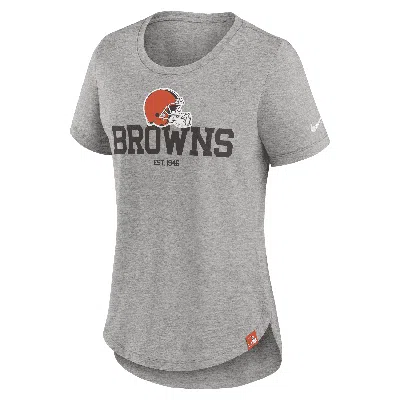 Nike Cleveland Browns  Women's Nfl T-shirt In Gray