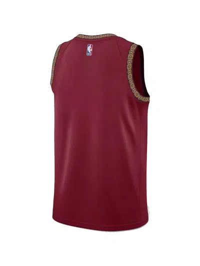 Nike Cleveland Cavaliers City Edition Tank Top In Burgundy