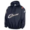 Nike Cleveland Cavaliers Hardwood Clasics  Men's Therma-fit Nba 1/2-zip Hoodie In Blue