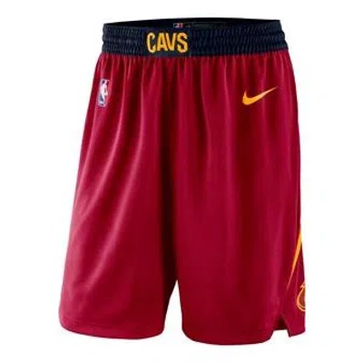 Nike Cleveland Cavaliers Icon Edition Swingman Shorts Limited Sw Red In Multi