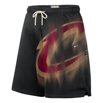 Nike Cleveland Cavaliers Standard Issue Fleece Shorts 'black White'