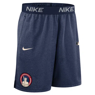 Nike Cleveland Guardians Authentic Collection City Connect  Men's Dri-fit Mlb Shorts In Black