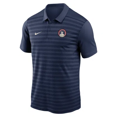 Nike Cleveland Guardians Authentic Collection City Connect Victory  Men's Dri-fit Mlb Polo In Blue