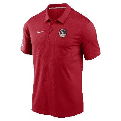 Nike Cleveland Guardians Authentic Collection City Connect Victory  Men's Dri-fit Mlb Polo In Red