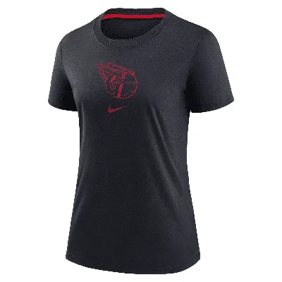 Nike Cleveland Guardians Authentic Collection Early Work  Women's Mlb T-shirt In Blue